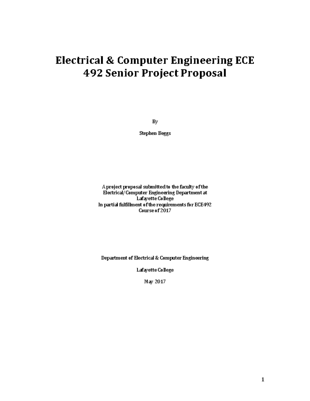 research proposal electrical engineering