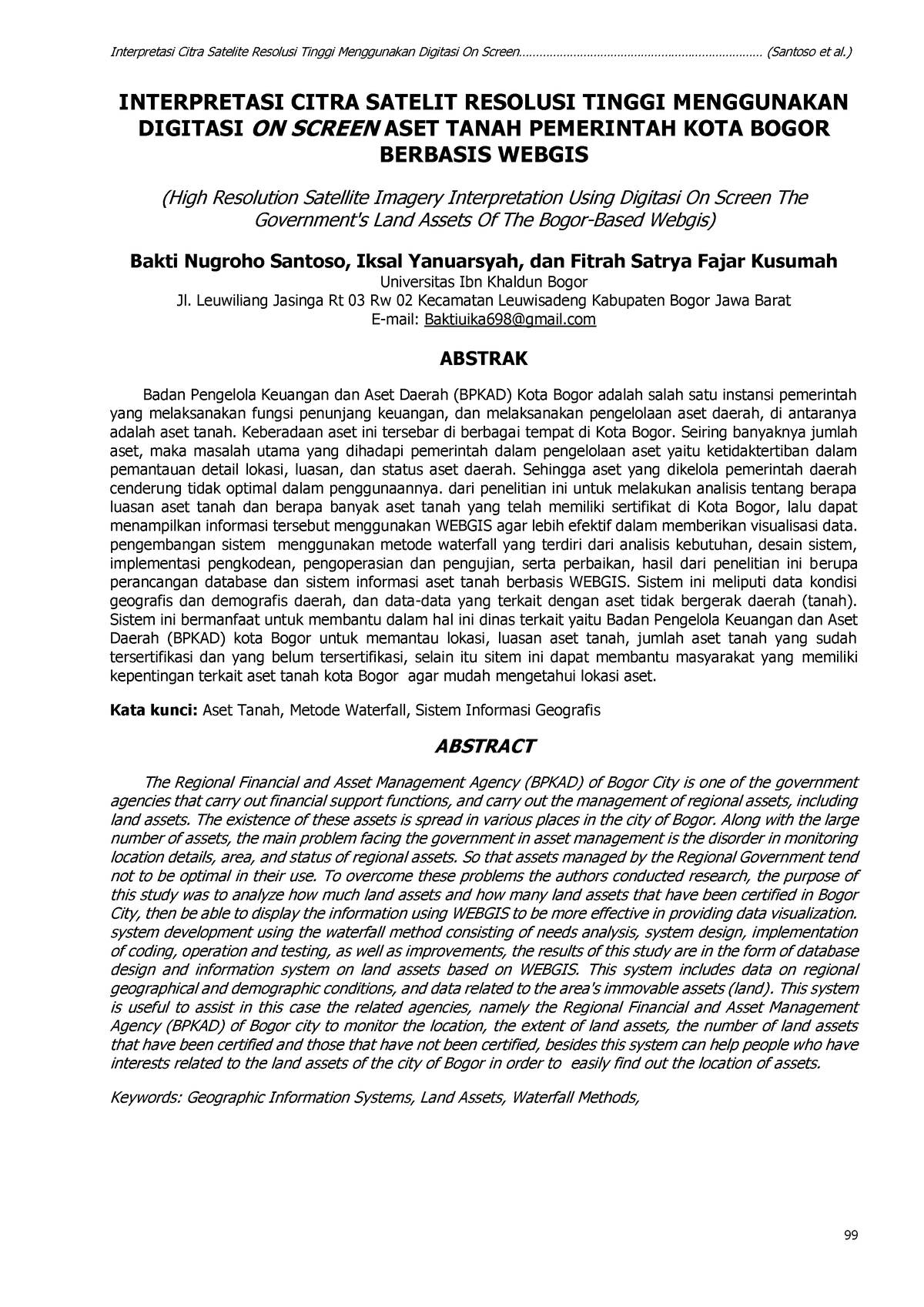 78. Interpretasi Citra Satelit Resolusi Tinggi Menggunakan Digitasi ...