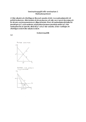 EC1111 Dugga 1 230206 - Dugga 1 Mikroteori Med Tillämpningar, EC 2 Hp ...