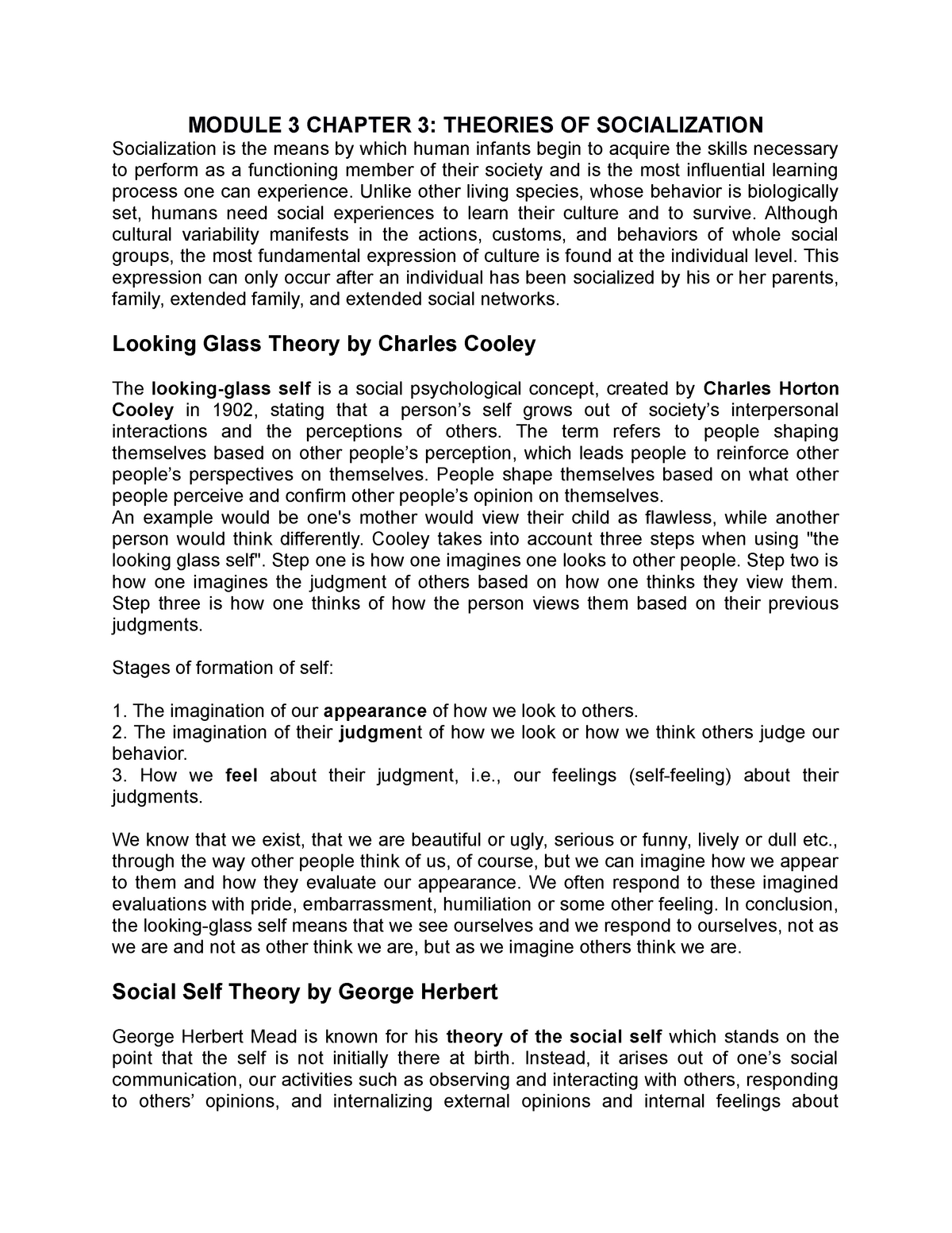 Module 3 Chapter III - Lecture Notes 3 - Gender And Society - PangSU ...