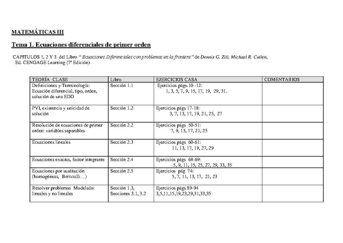 Tema1.- Problemas del Zill - MATEMÁTICAS III Tema 1. Ecuaciones ...