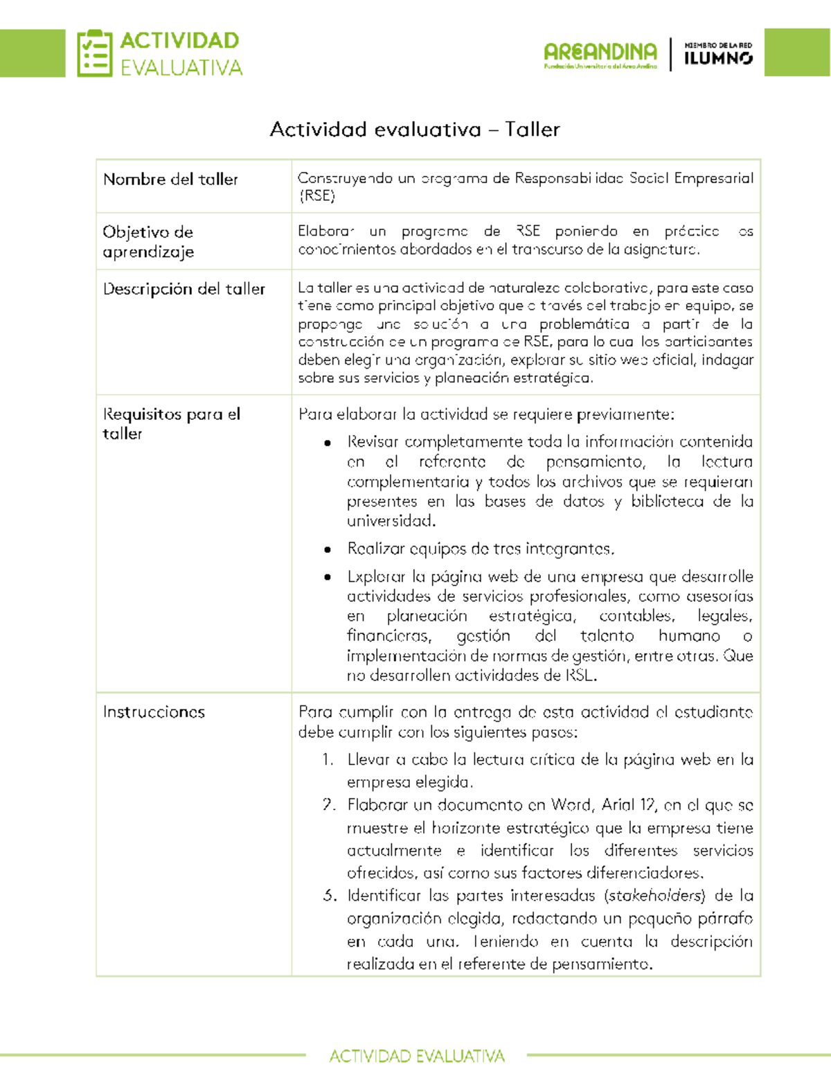 Actividad evaluativa Eje 4 - Modelos de Gestion - - Studocu