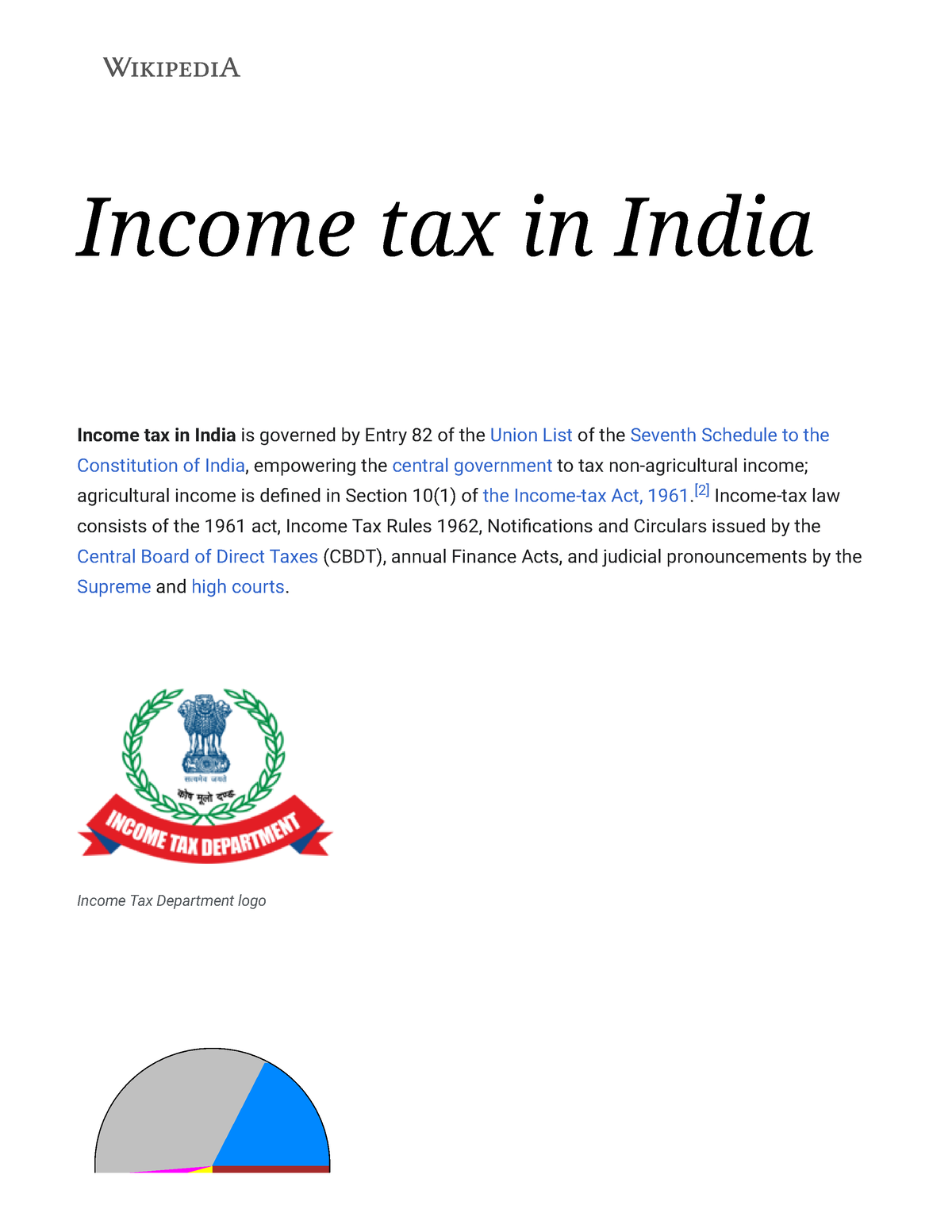 research paper on income tax in india pdf