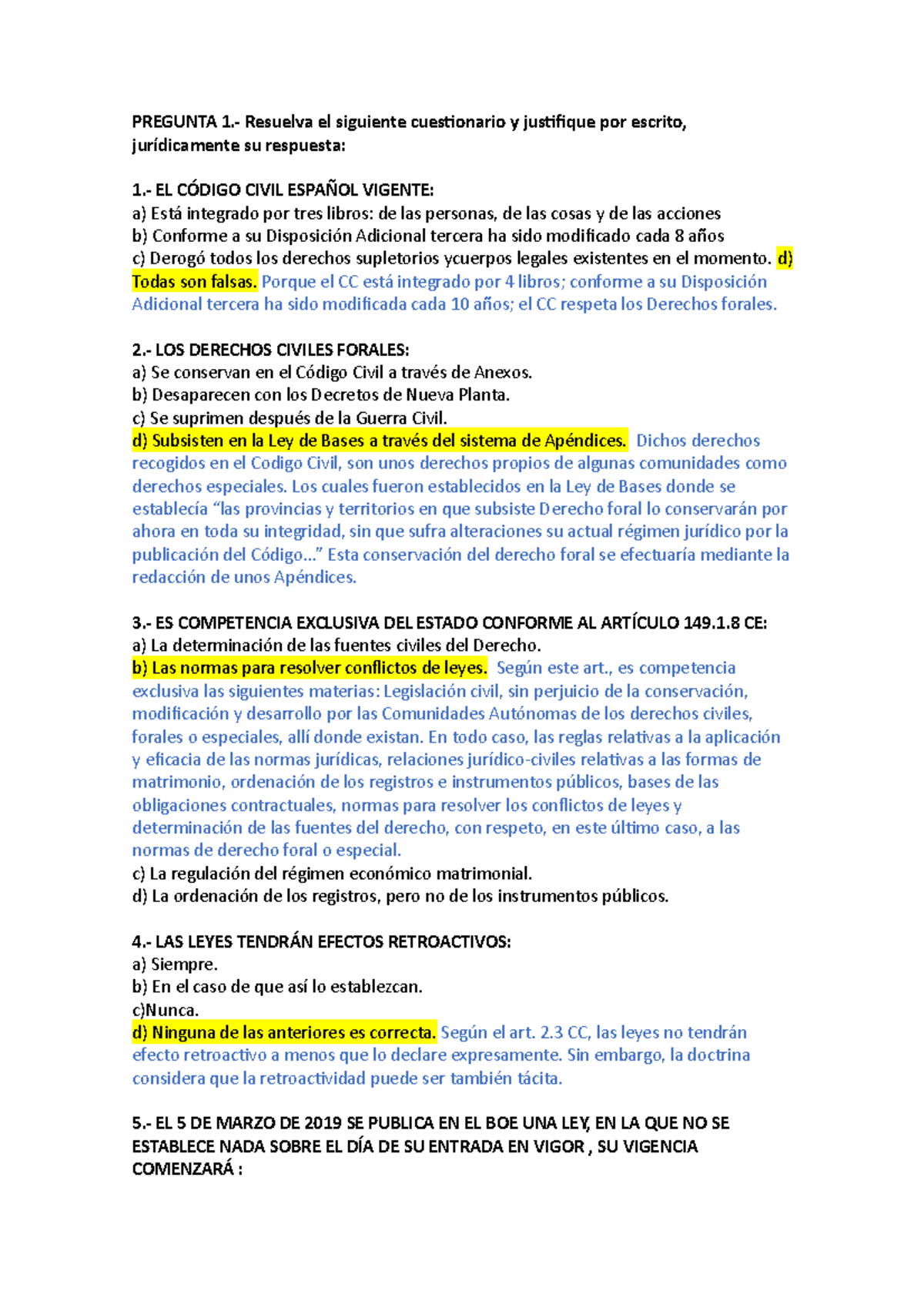 Practica 1, Derecho Civil. - Derecho Civil: Personas Y Bienes - Unizar ...