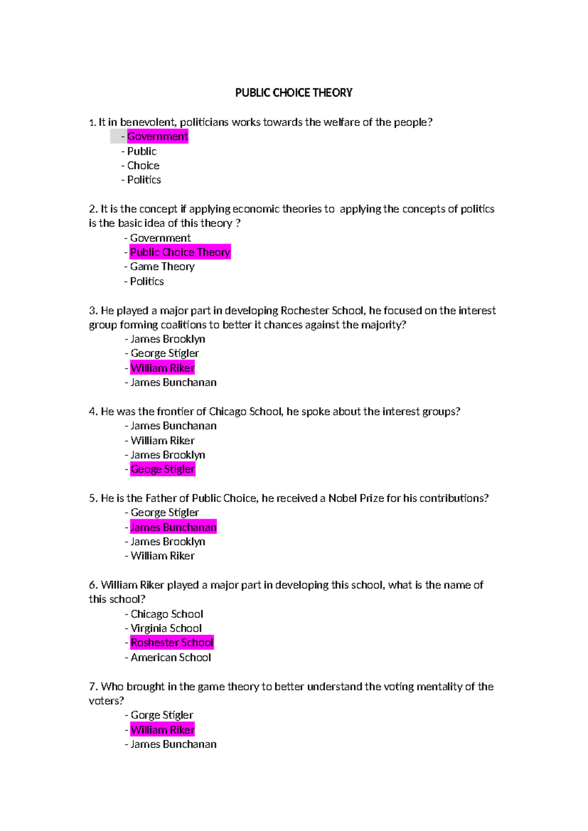 Britney and Jebsam - PUBLIC CHOICE THEORY It in benevolent, politicians ...