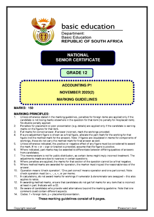 grade 10 accounting case study term 3 memorandum 2022