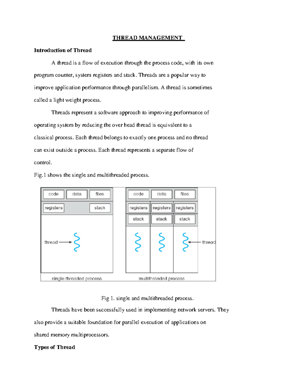 What Is Thread Management In Operating System