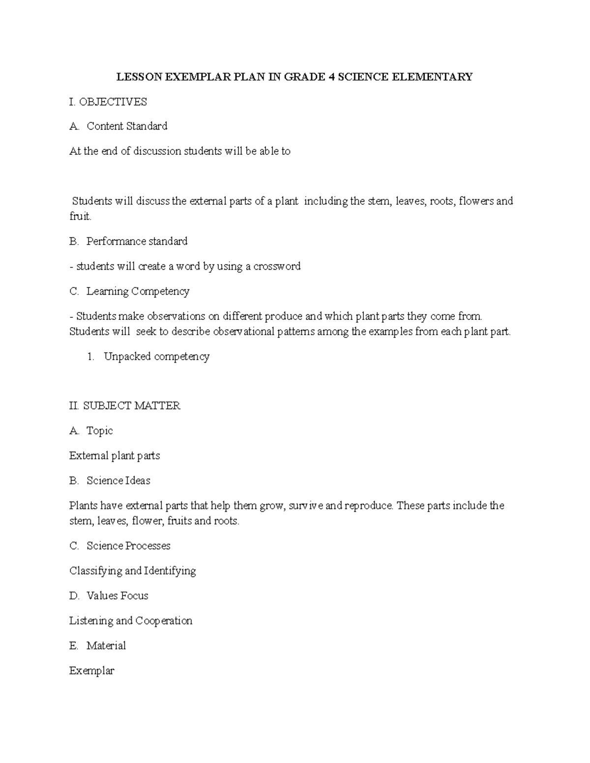 Inbound 5099994983297648766 - LESSON EXEMPLAR PLAN IN GRADE 4 SCIENCE ...