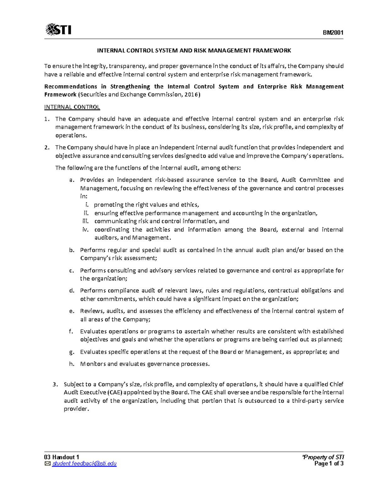 03 Handout 1(10) - N/A - BM 03 Handout 1 *Property of STI student@sti ...