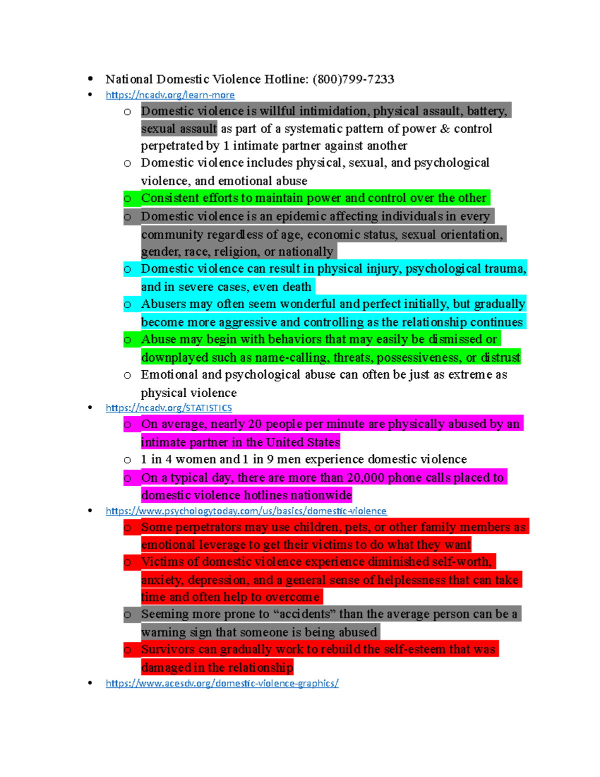 informative speech topics domestic violence