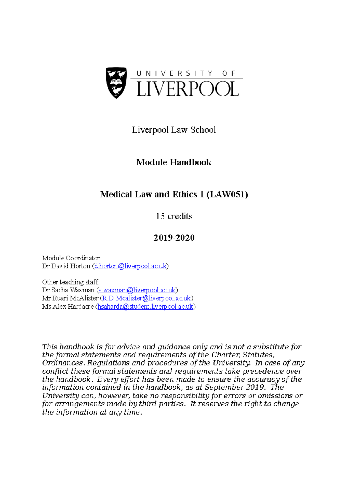 18 10 2019 Medical Negligence Company Law Studocu