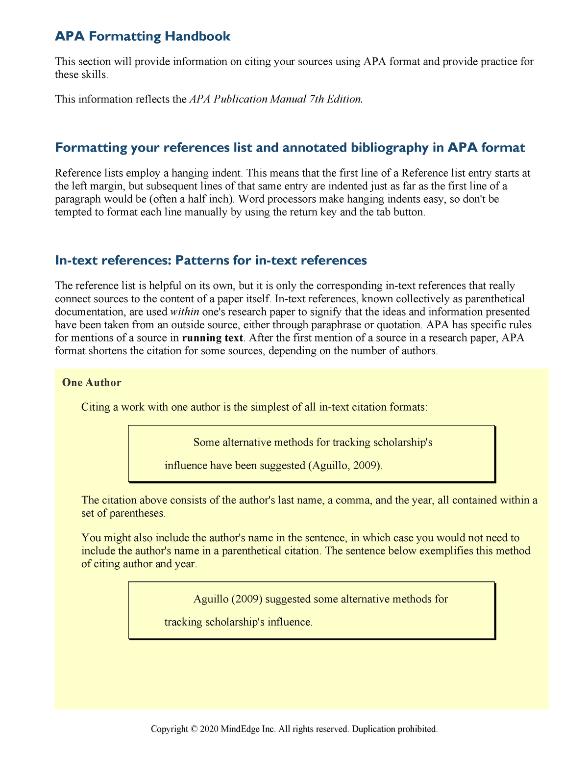 Citation and Referencing - Introduction to APA Style Citation - Archer  Library at University of Regina