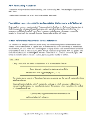 APA Citations — Format, Sources, and Examples