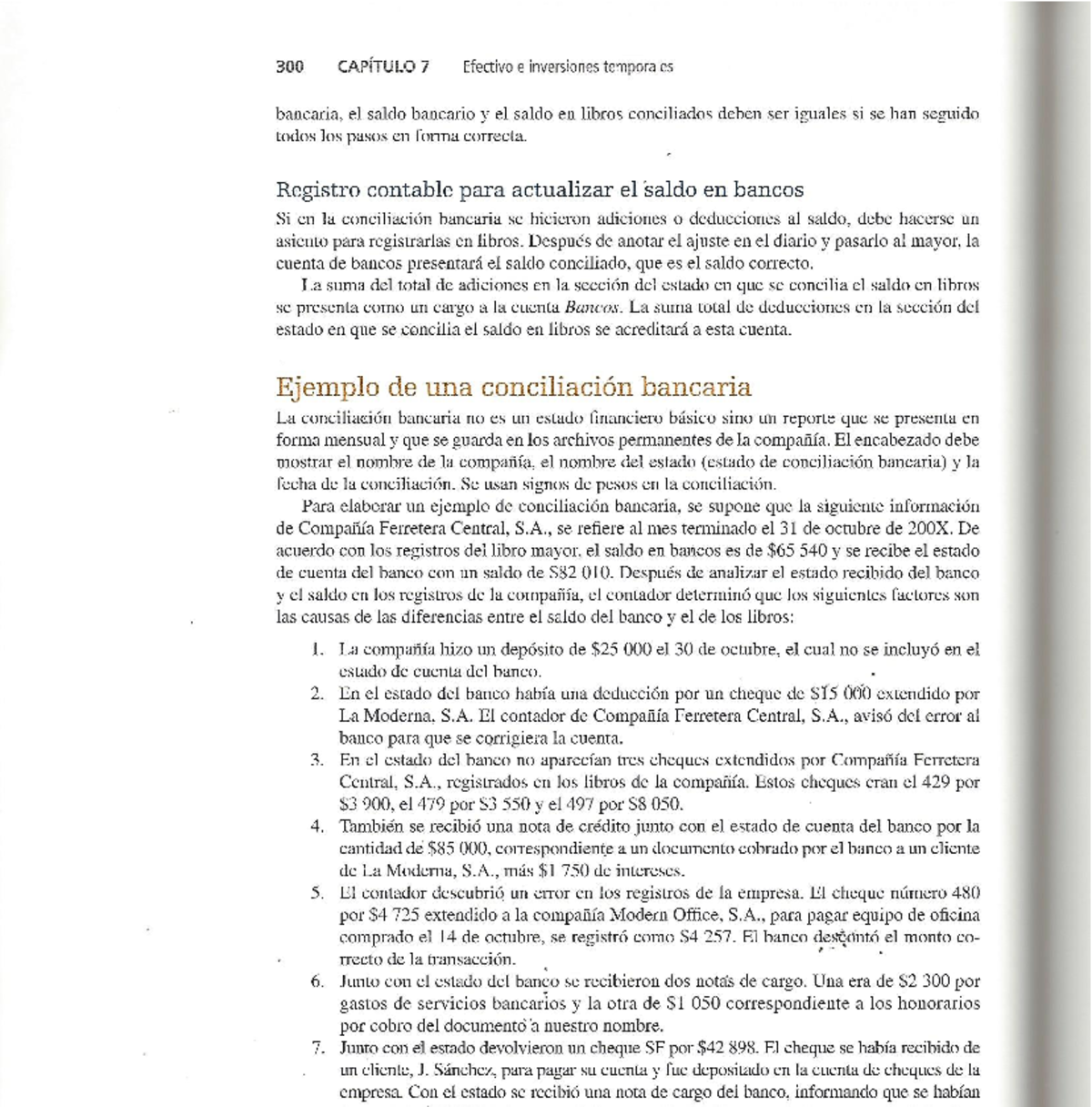 Conciliacion Bancaria Ejercicios Contabilidad Studocu