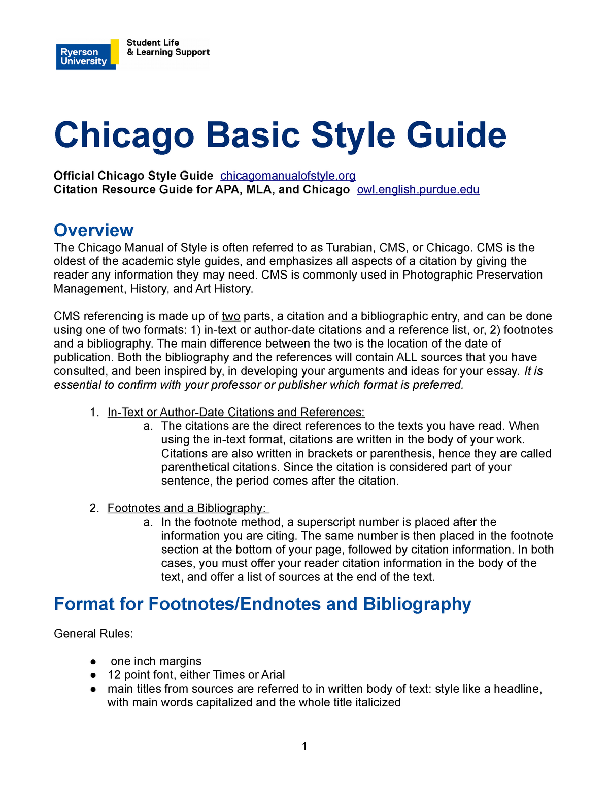 chicago style guide dissertation