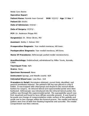 Advanced Report Neurology TE ^N8 - Neida Caro-Boone Neurology TE #8 ...