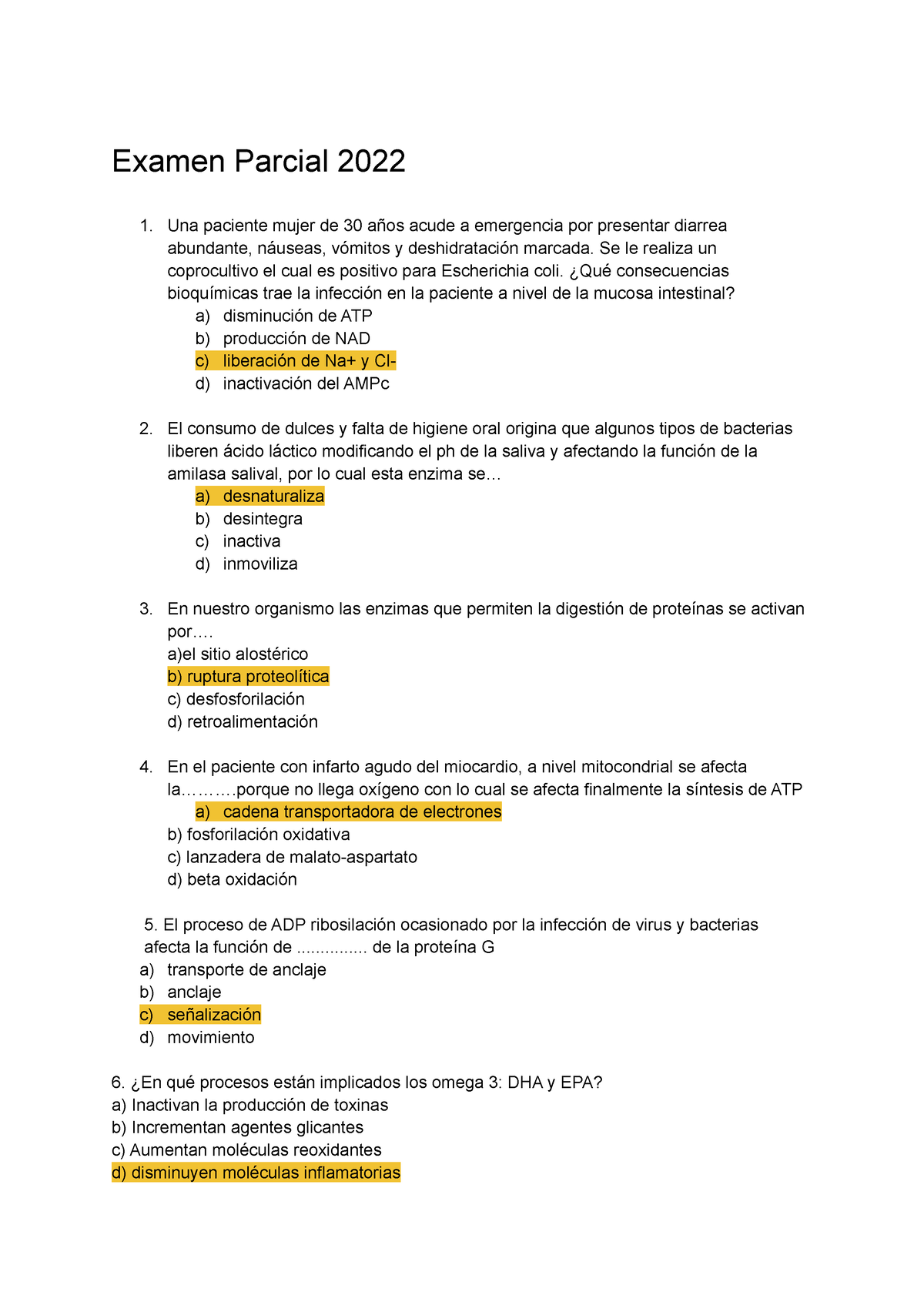 Pb2 - Exámenes - Examen Parcial 2022 Una Paciente Mujer De 30 Años ...