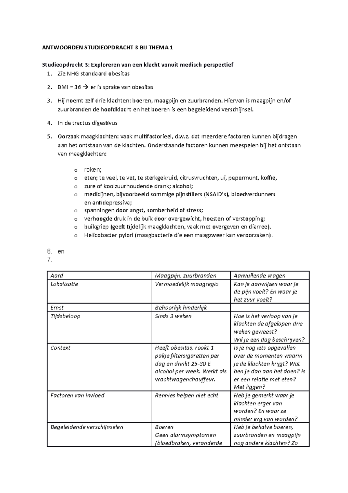 Antwoorden Studieopdracht 3 BijThema 1 - ANTWOORDEN STUDIEOPDRACHT 3 ...