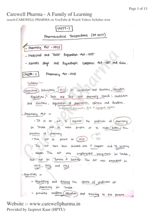 Bpharm-7-sem-instrumental-methods-of-analysis-bp701t-2021 - Industrial ...