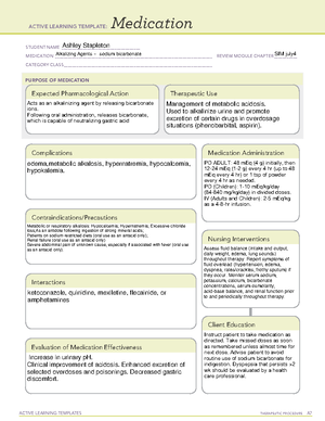 Normal saline med temp - lab - ACTIVE LEARNING TEMPLATES TherapeuTic ...