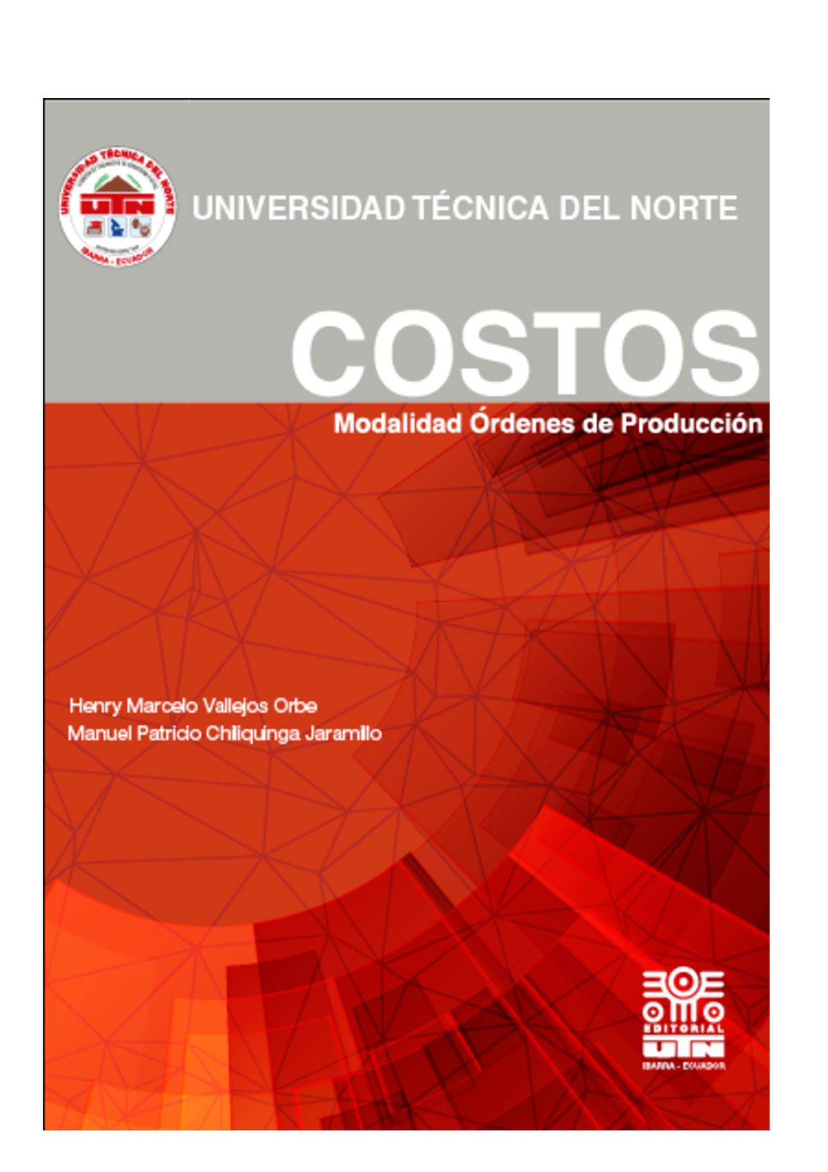 12. Costos. Modalidad Ordenes De Producción Autor Henry Marcelo ...