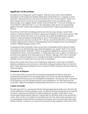 D354-Task 1 - Task 1. Passed first try - A1. The memo highlights ...