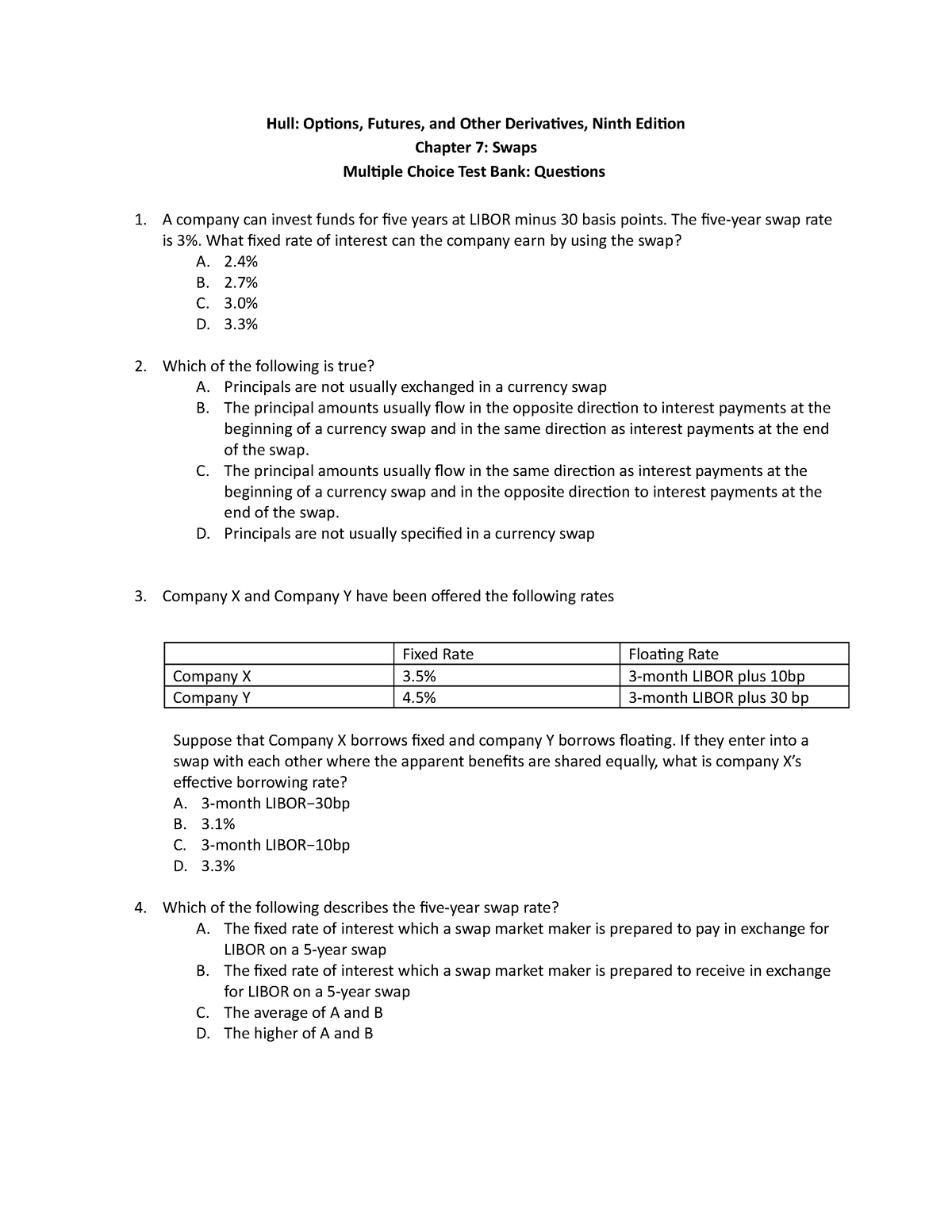 TB6 - Bai Tap - Hull: Options, Futures, And Other Derivatives, Ninth ...