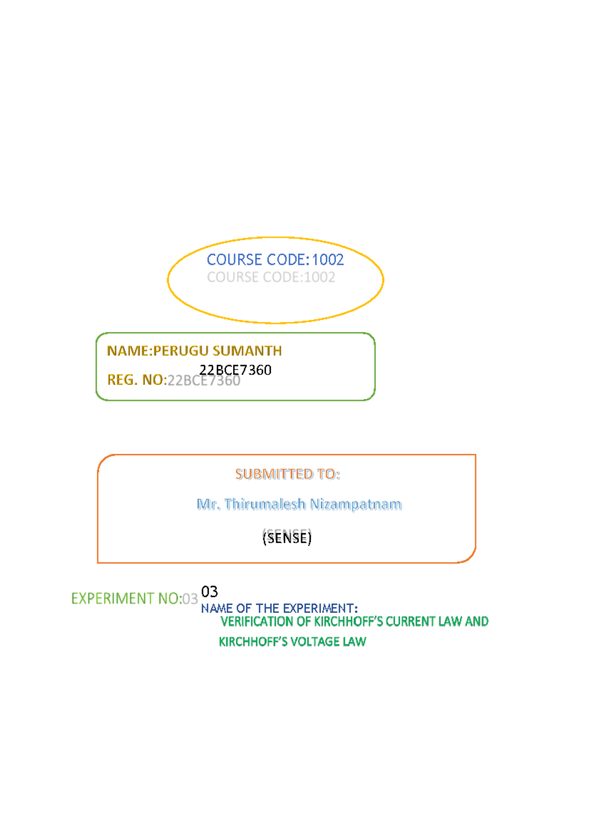 verification of kcl and kvl experiment