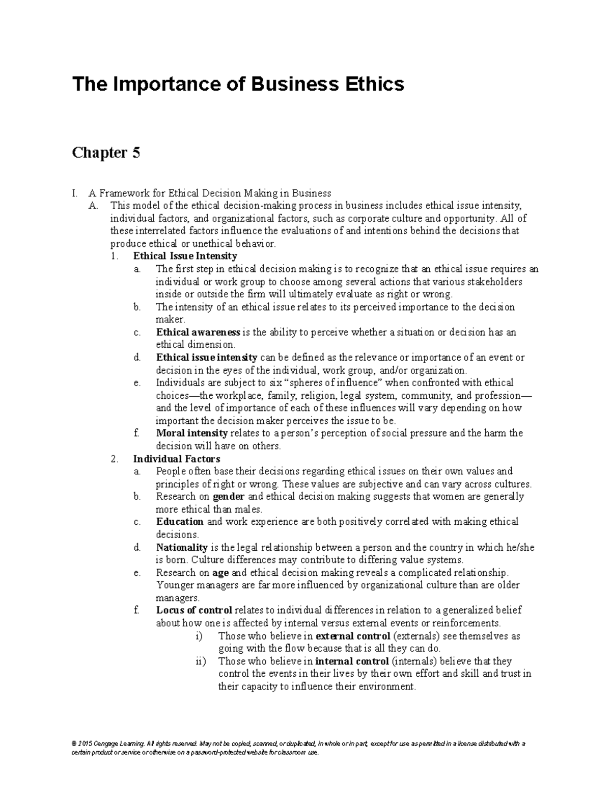 be-summary-ch-5-6-8-tutorat-2015-cengage-learning-all-rights