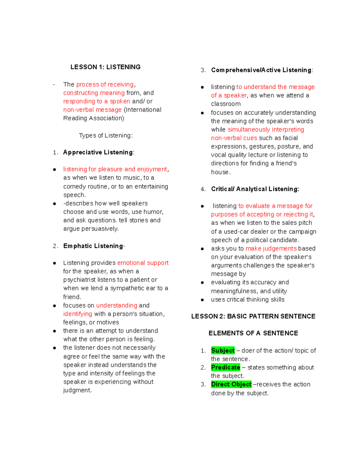 eng111-reviewerr-lesson-1-listening-the-process-of-receiving