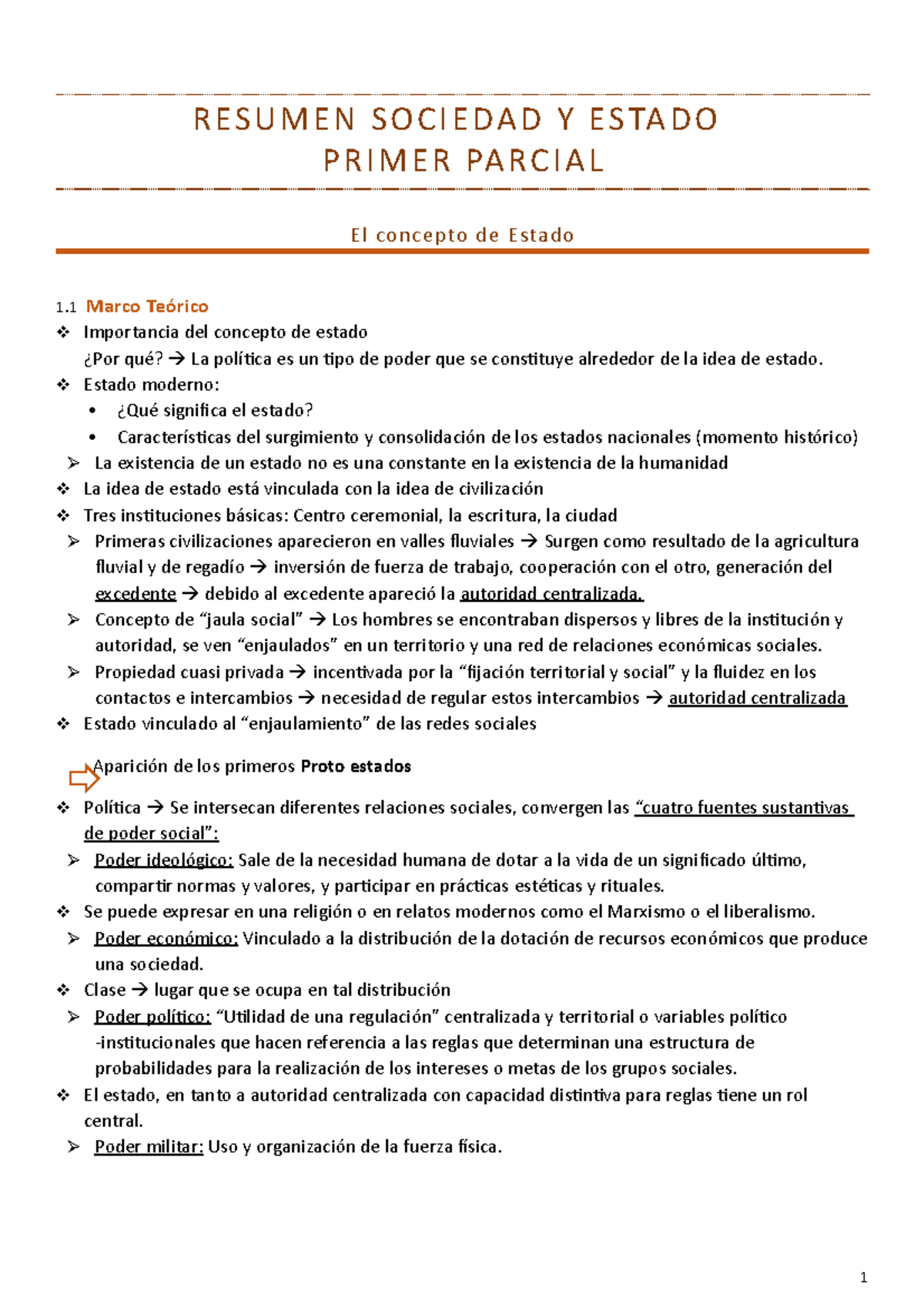 Resumen Primer Parcial Icse - RESUMEN SOCIEDAD Y ESTADO PRIMER PARCIAL ...