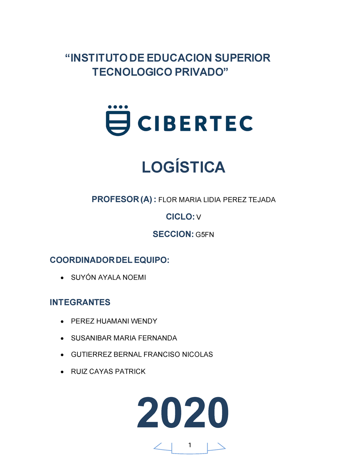 Proyecto De Logistica Vega Upc Studocu