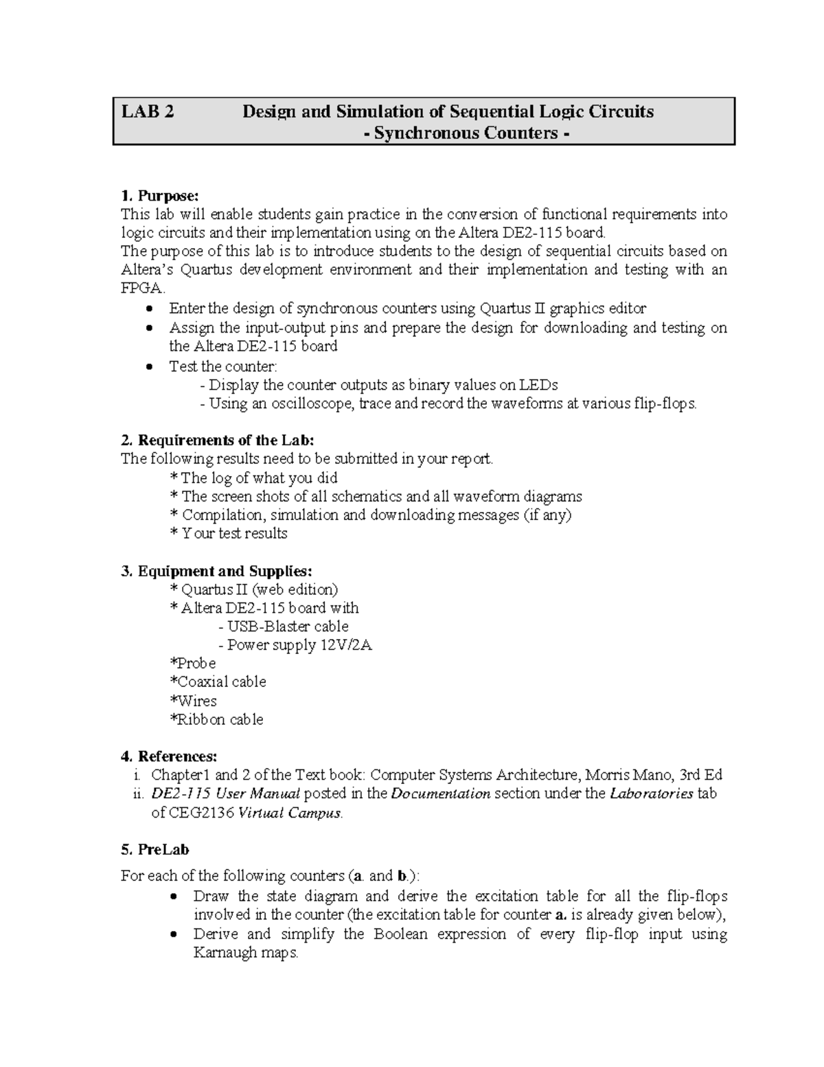 Lab 02 - Tutorial 2 - LAB 2 Design and Simulation of Sequential Logic ...