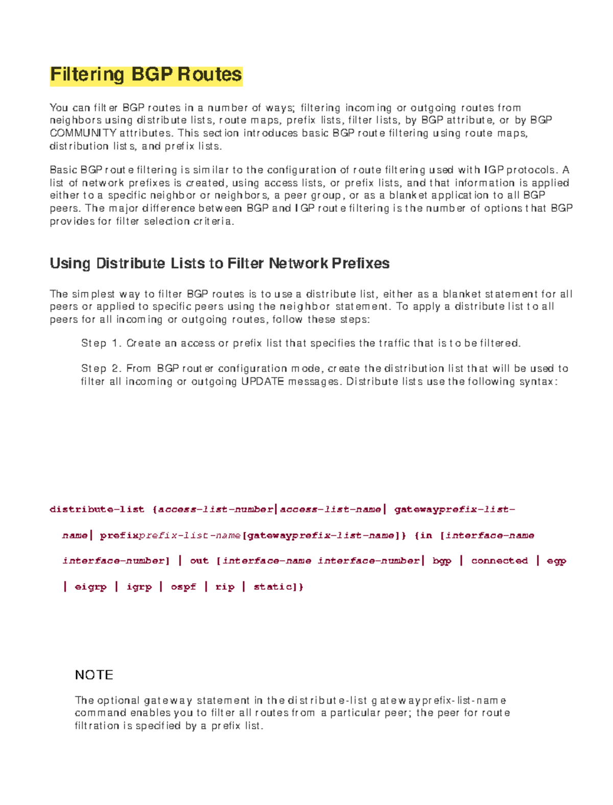Chapter 9 Advanced BGP Configuration 3 - Table of Content s I ndex Exam ...