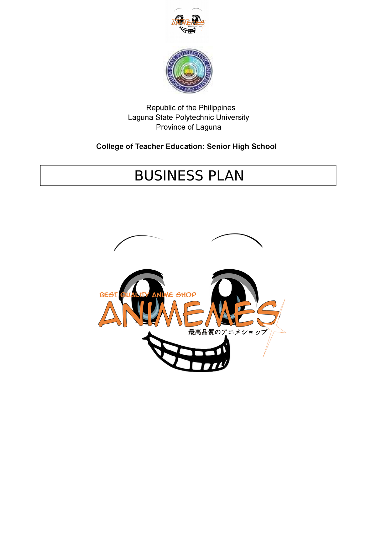 simple business plan philippines