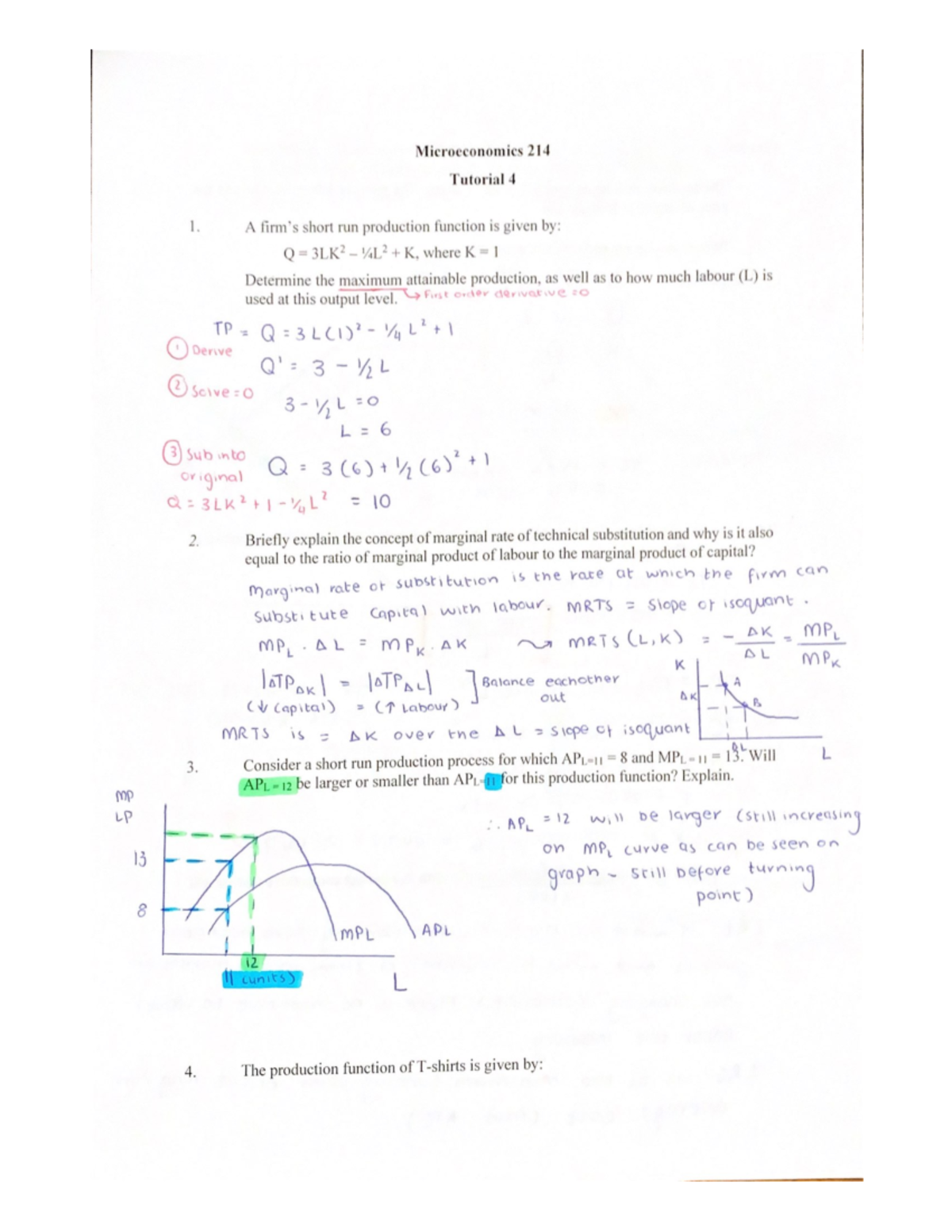 Tutorial 4 - Ecos 214 - Studocu