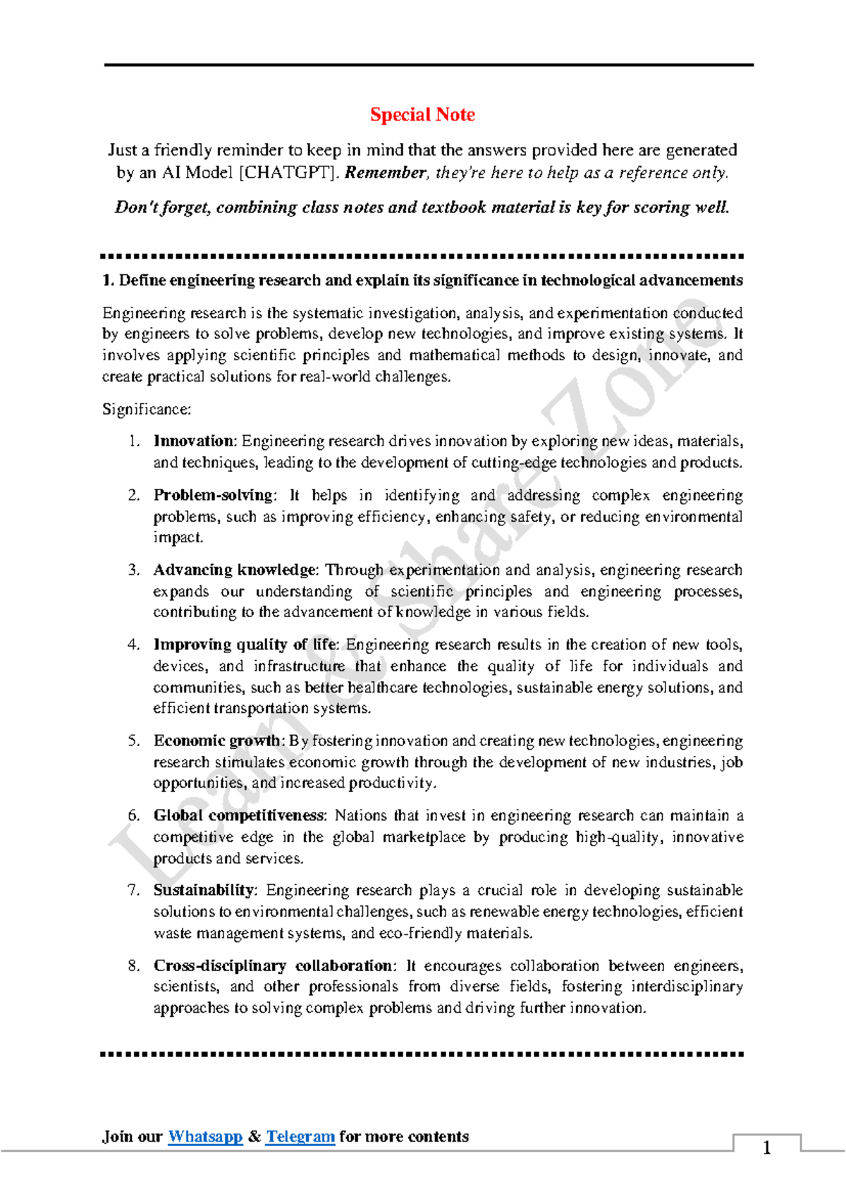 RMI Simp Answers - It is a rm notes - Join our Whatsapp & Telegram for ...