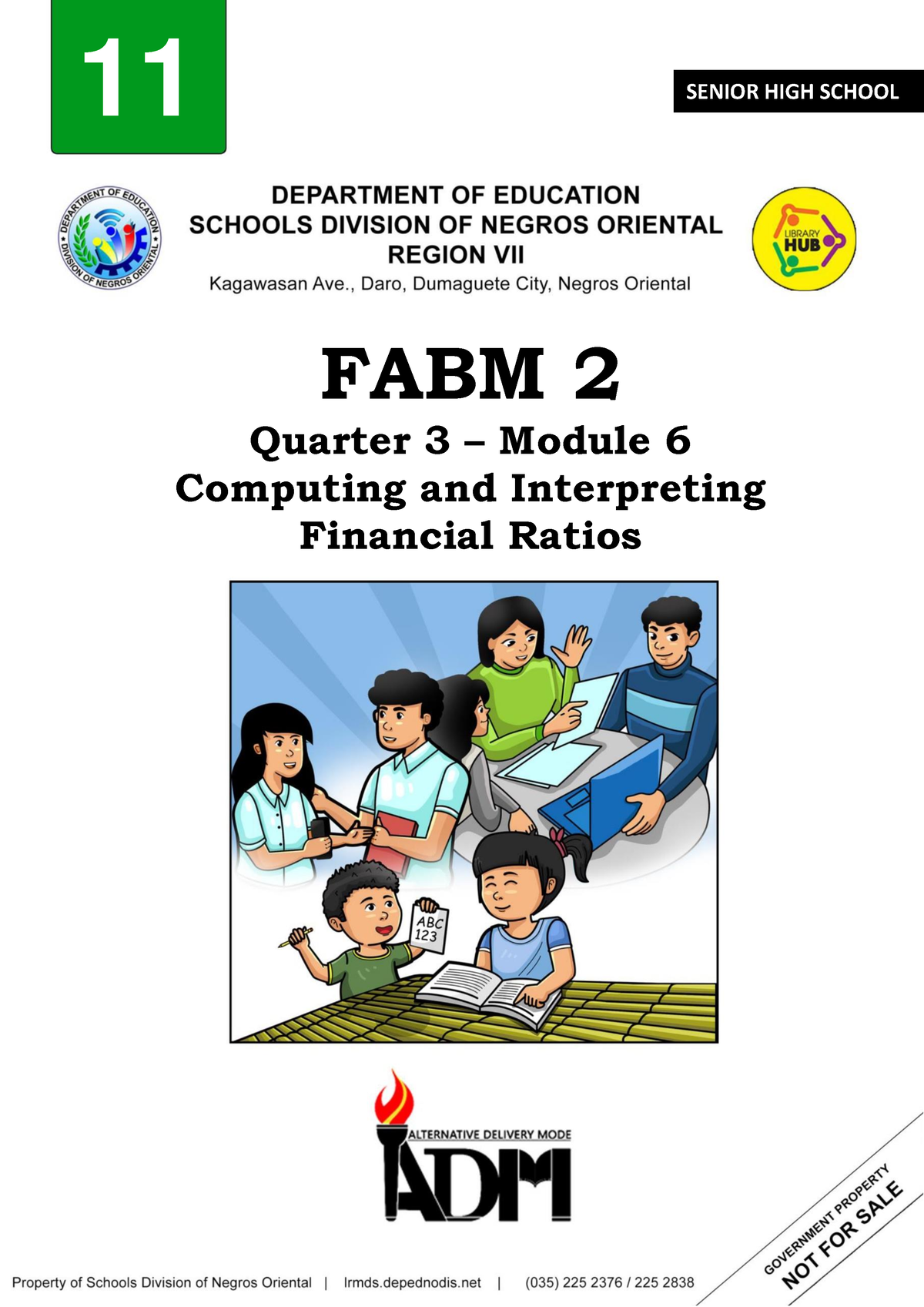 Accounting Problem Solution - 11 FABM 2 Quarter 3 – Module 6 Computing ...