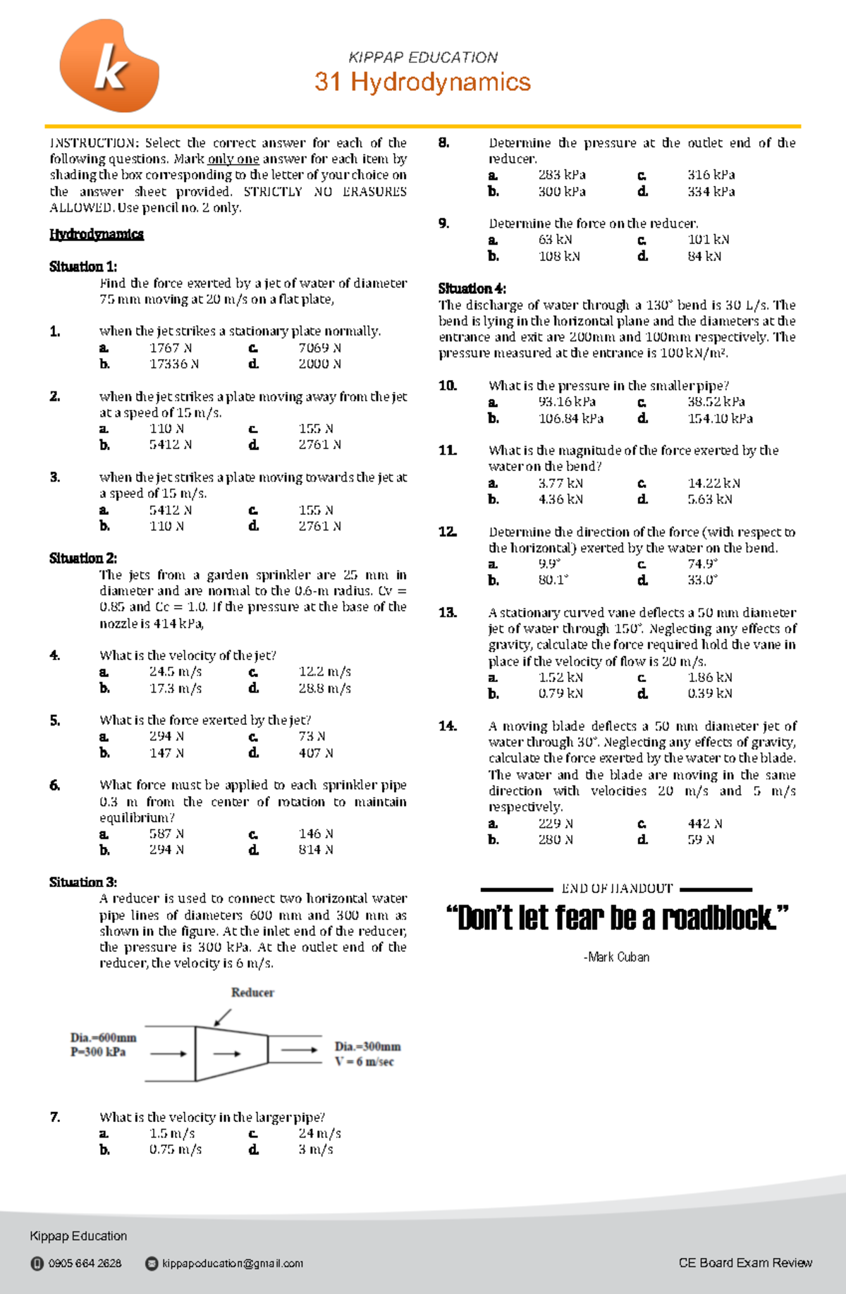 Kippap-Handout-GH (31 Hydrodynamics) - KIPPAP EDUCATION 31 ...