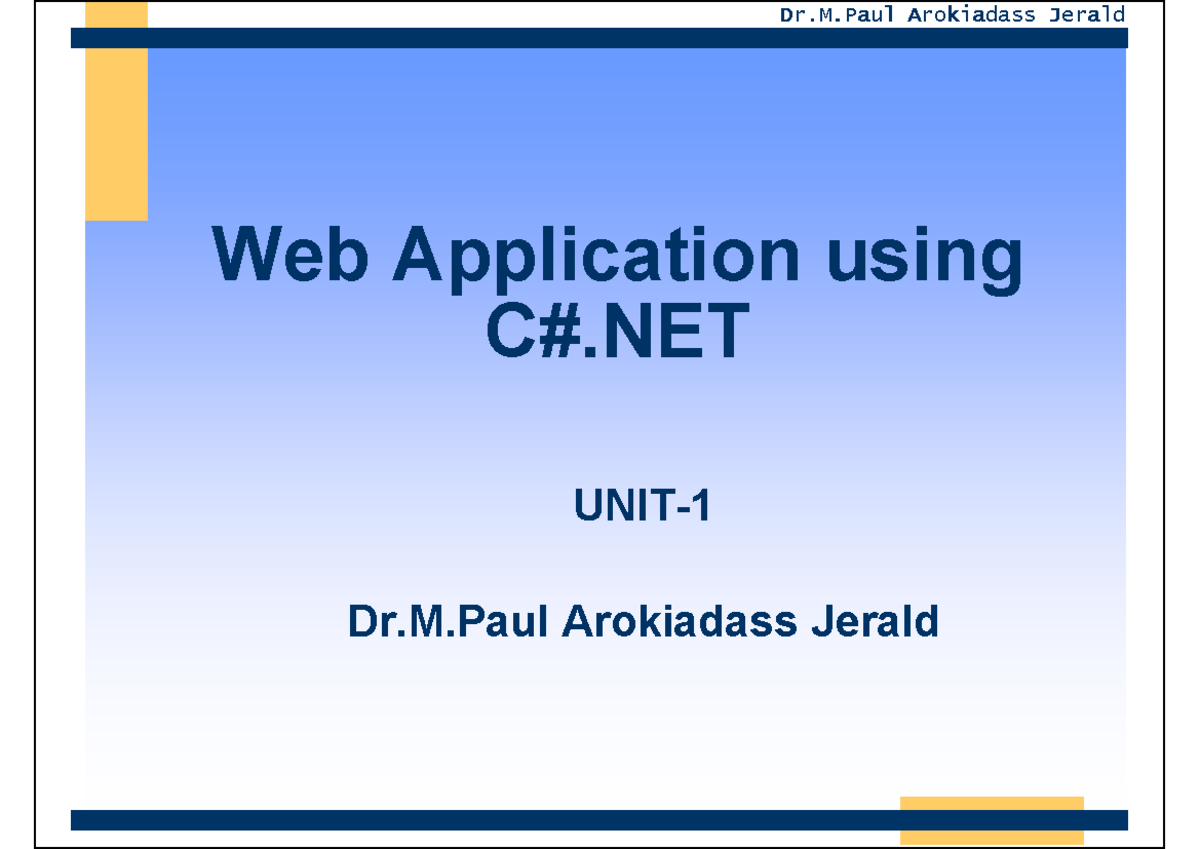 Webapps unit1 - Improve skills - Web Application using Web Application ...