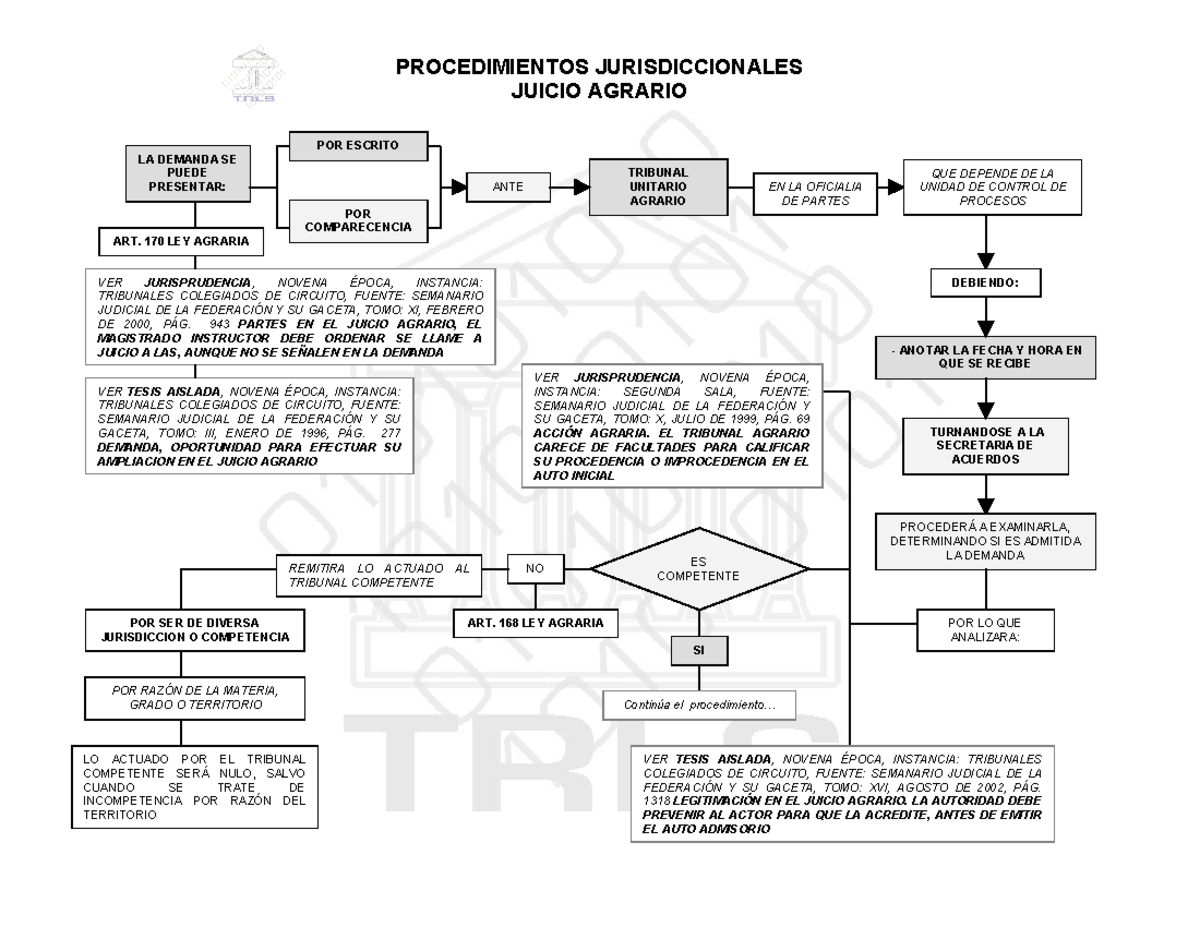 91794286- Agrario-esquemas - JUICIO AGRARIO LA DEMANDA SE PUEDE ...