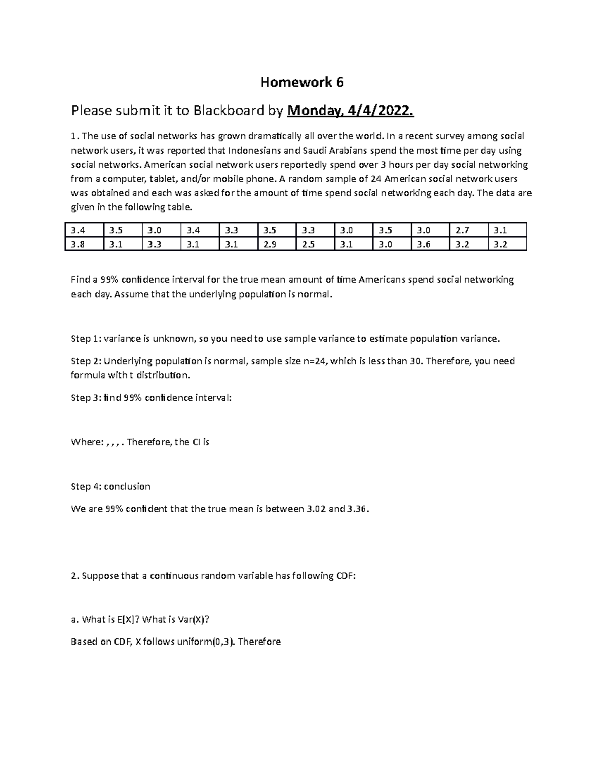 homework review 6 w4