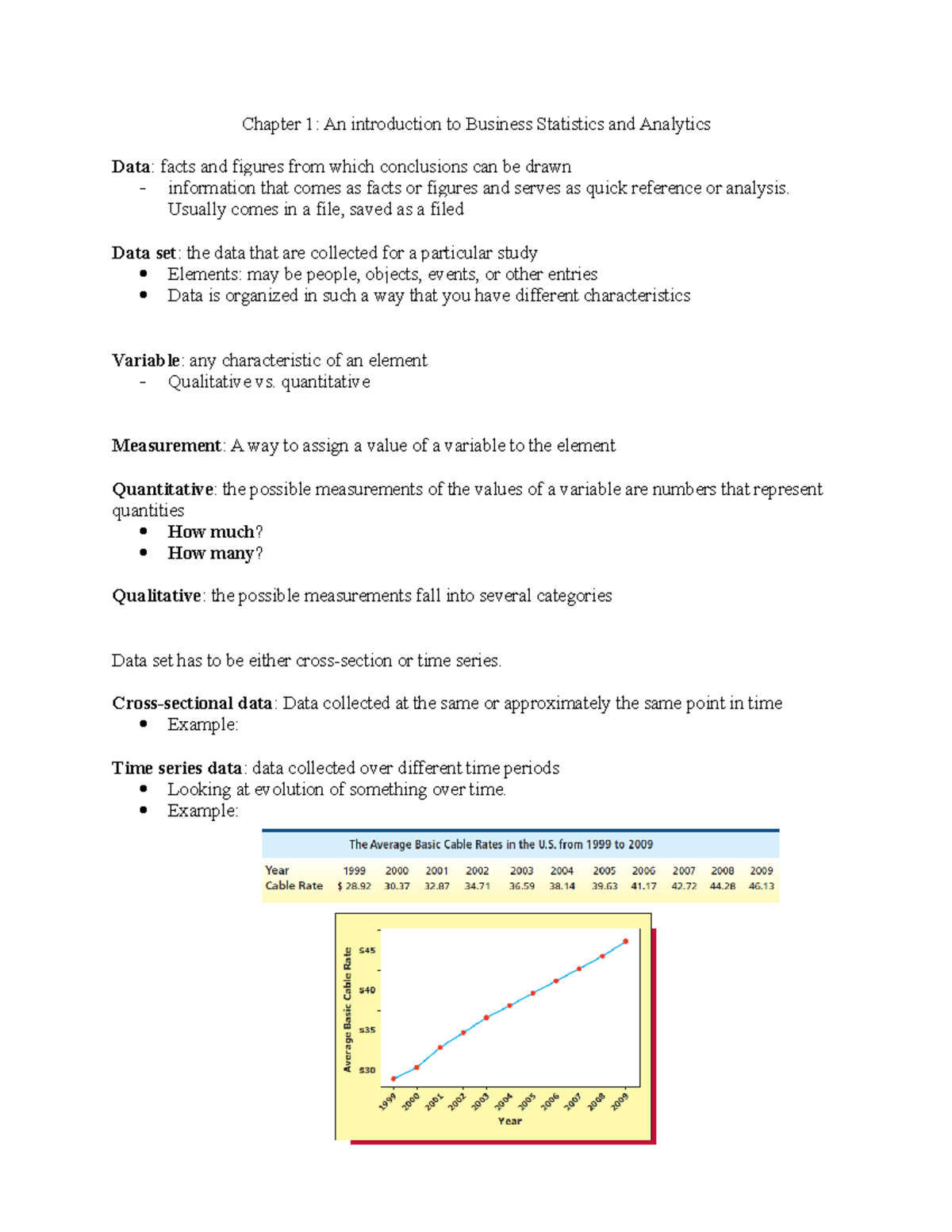 Chapter 1 - Lecture Notes 1 - Chapter 1: An Introduction To Business ...