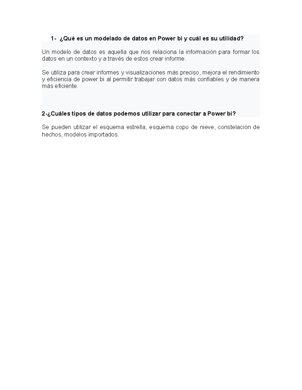 Foro - Foros - 1- ¿Qué es un modelado de datos en Power bi y cuál es su ...
