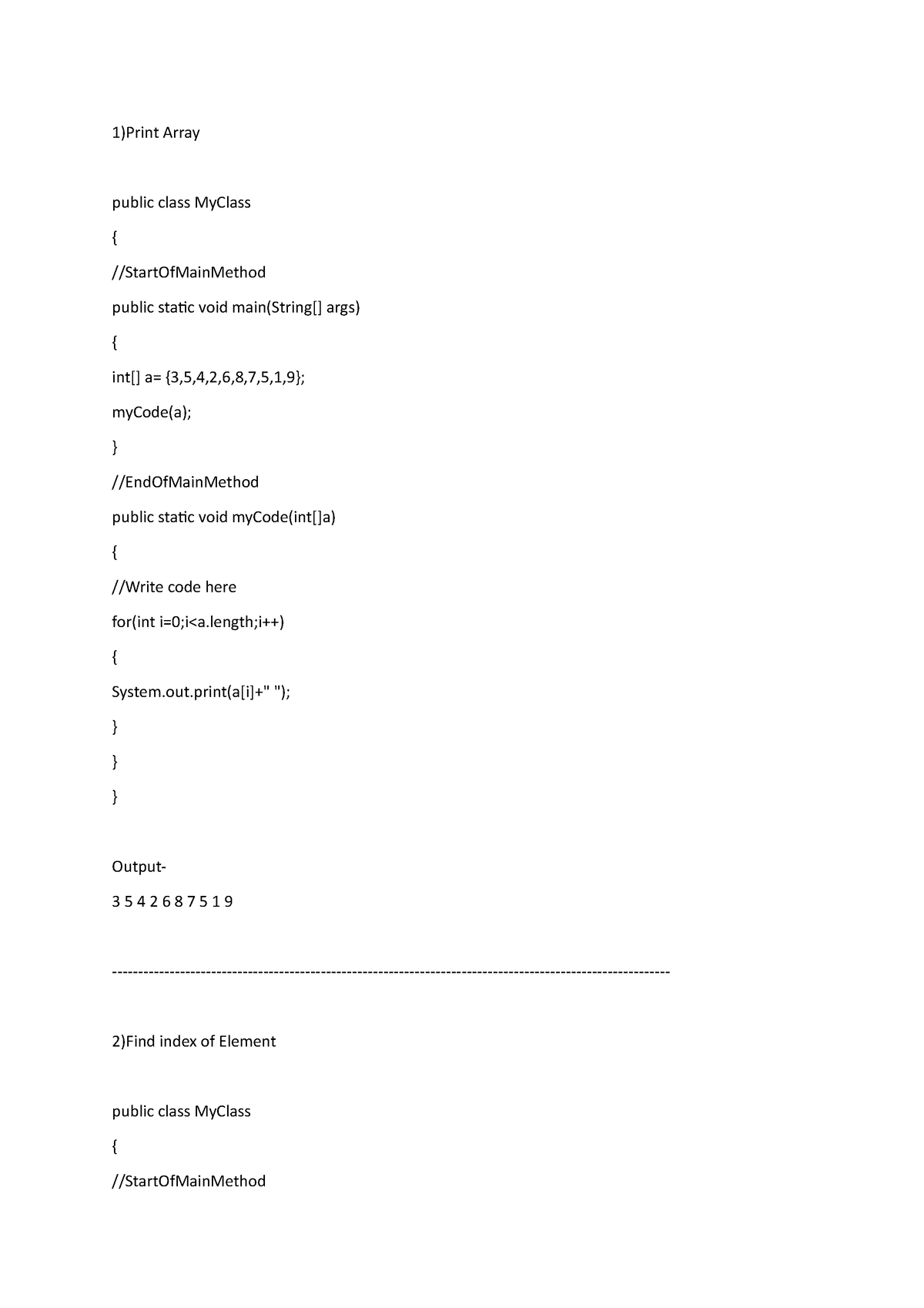 array assignment reference java