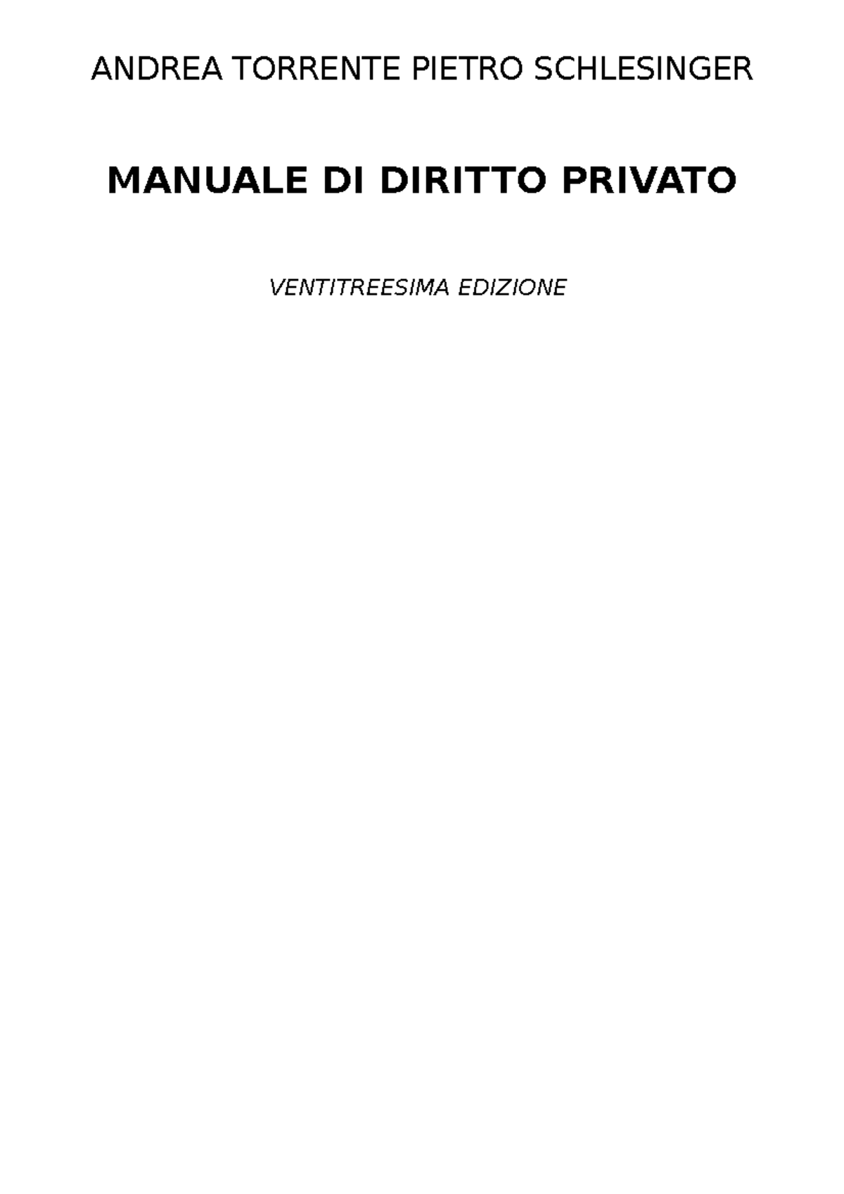 manuale diritto privato torrente pdf gratis
