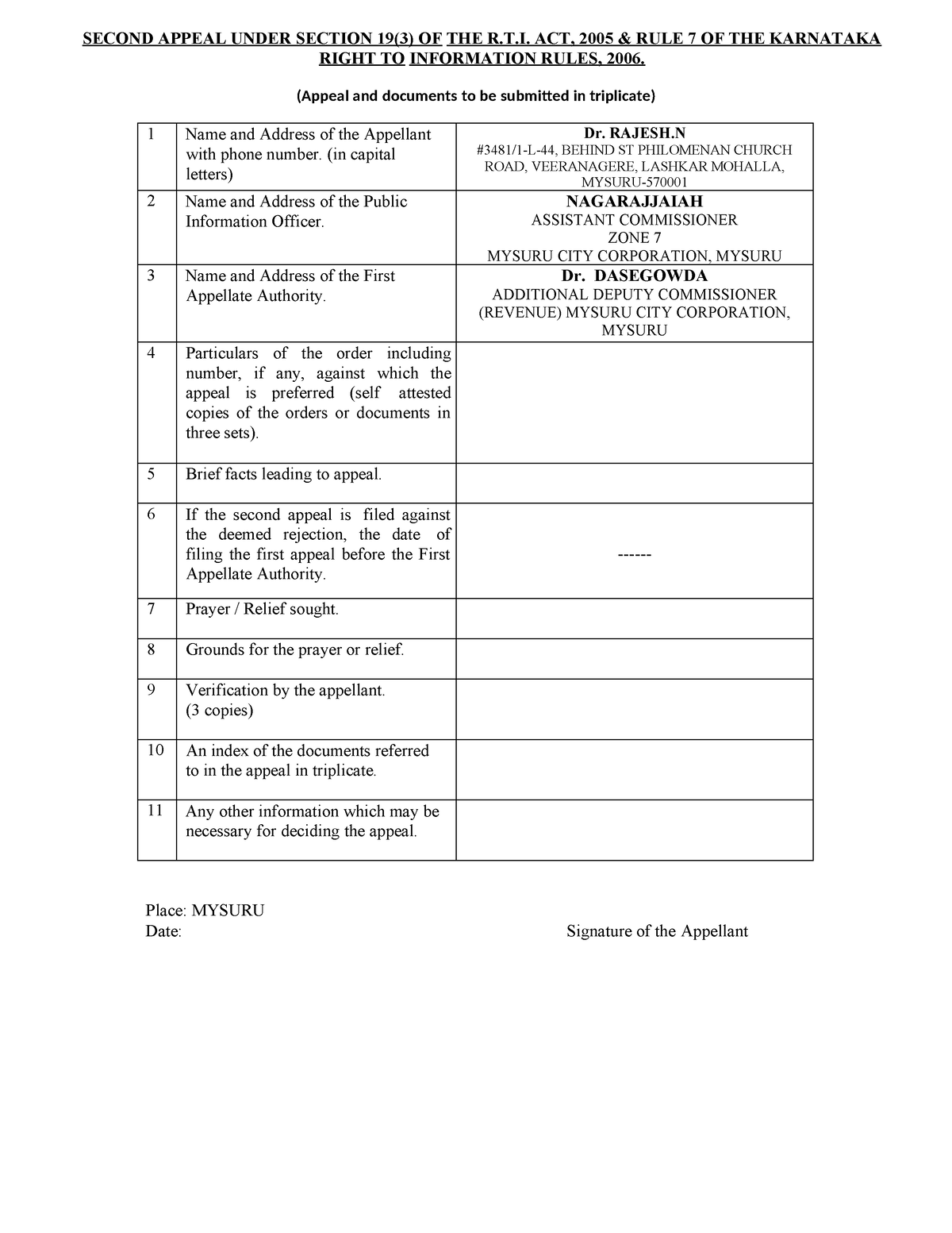 Second appeal RTI - IJ ITHE TE IM IM THE LAIOU DKOIF IDNKTTE KTIE ...