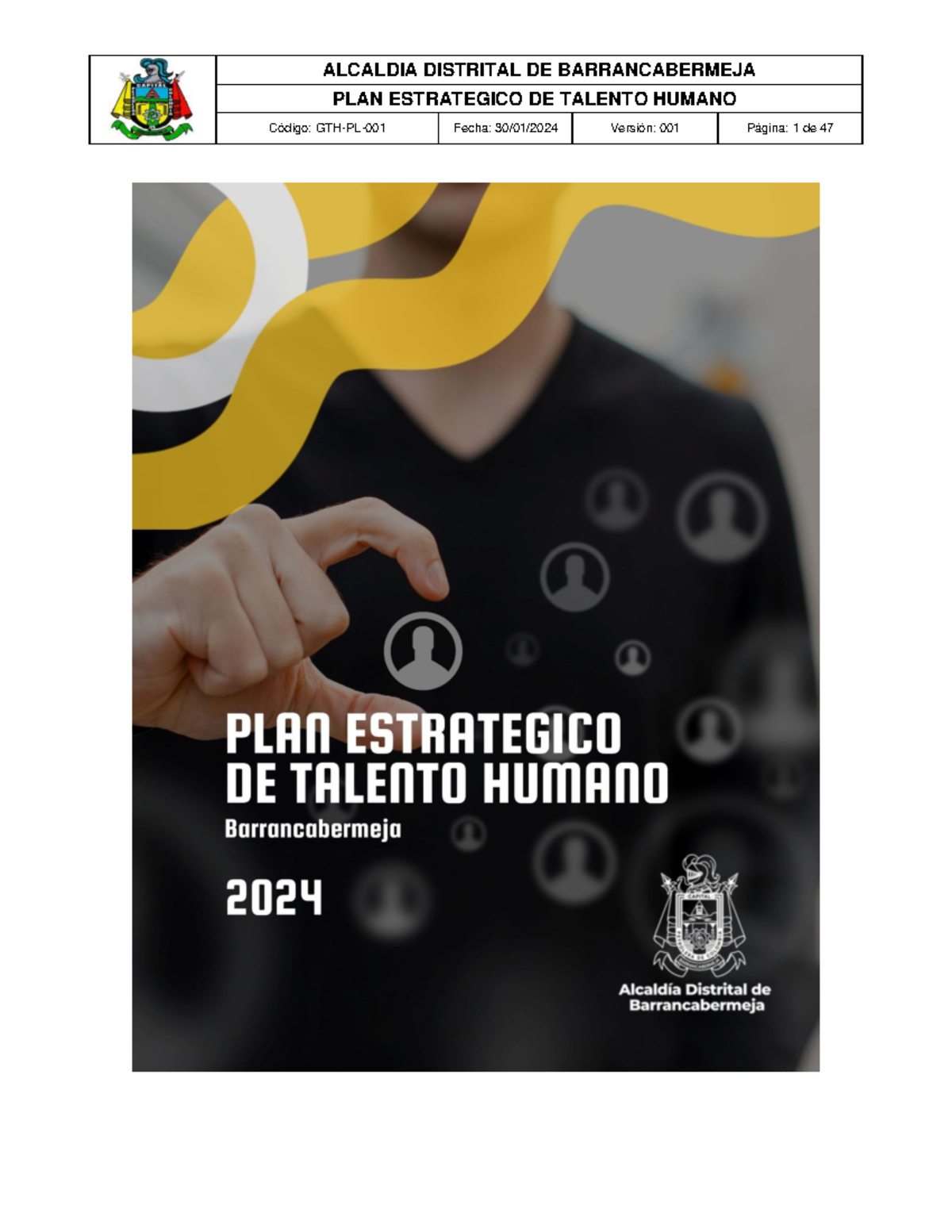 GTH-PL-001 PLAN Estrategico DE Talento Humano 2024 - PLAN ESTRATEGICO ...