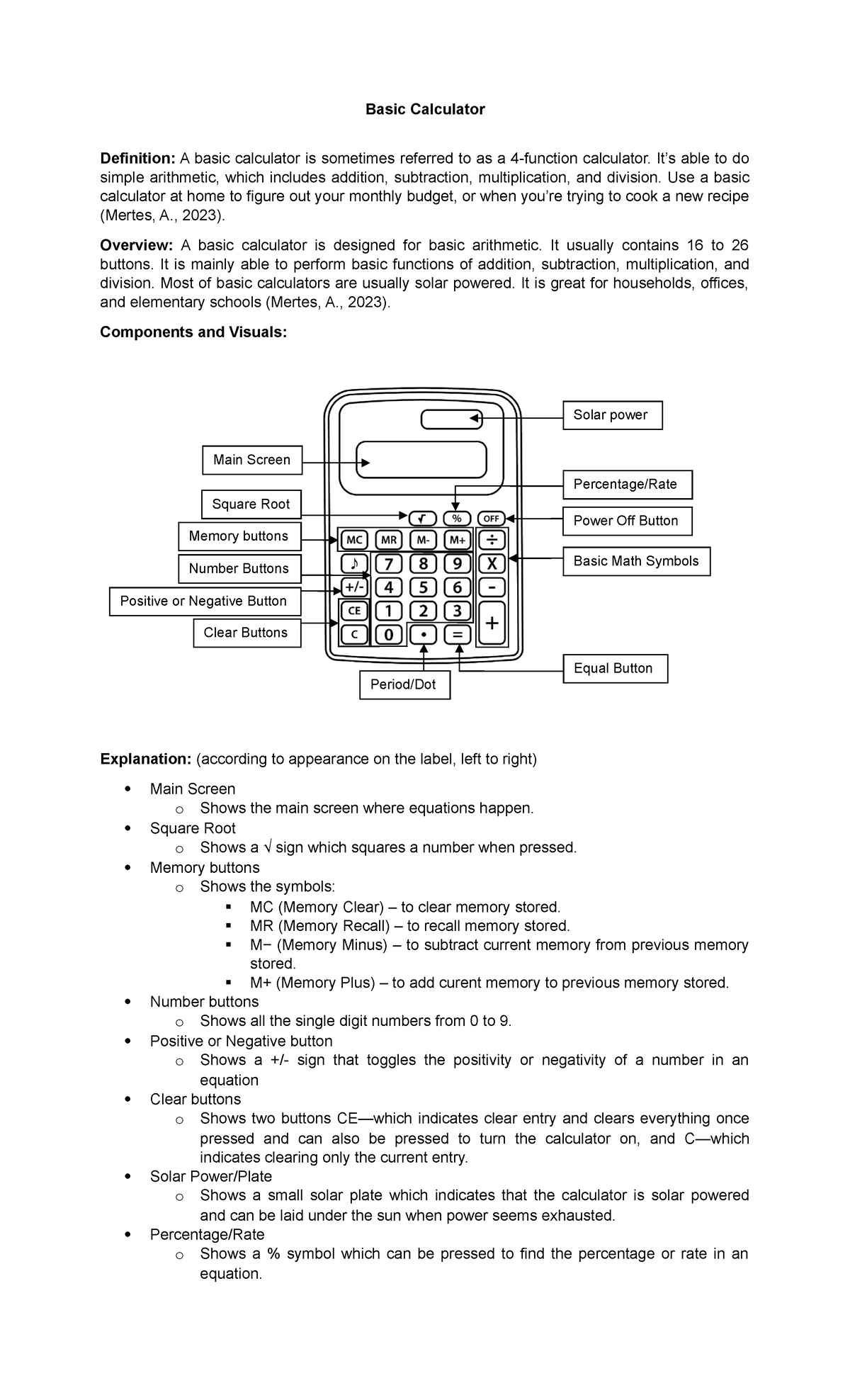 task-2-mechanism-output-basic-calculator-definition-a-basic