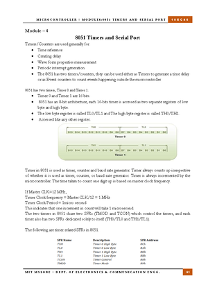 Module 3 - 8051 Stack, IO Port Interfacing and Programming Updated ...